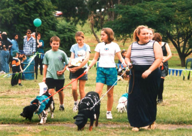 RSPCA Million Paws Walk in the early days.